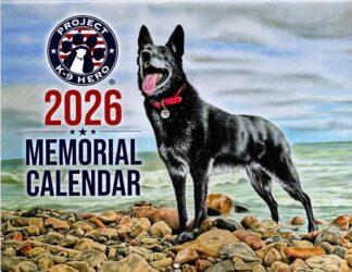 Project K-9 Hero Memorial 2026 Calendar