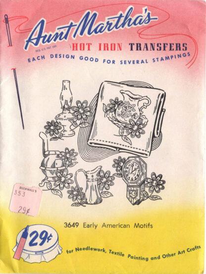 Aunt Martha's 3649 - Early American Motifs