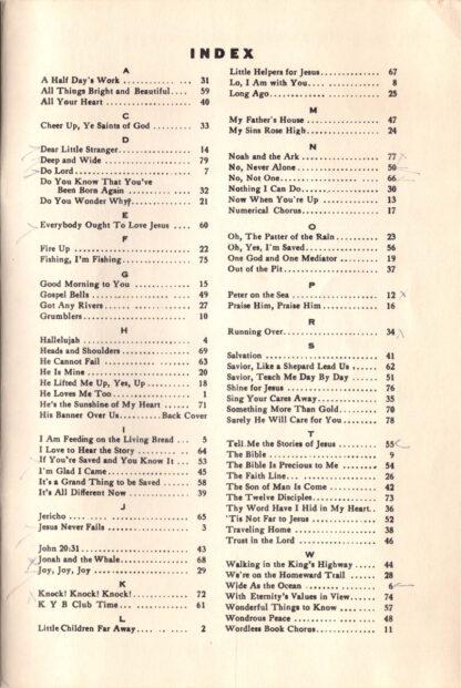 Action, Volume Two (Index)