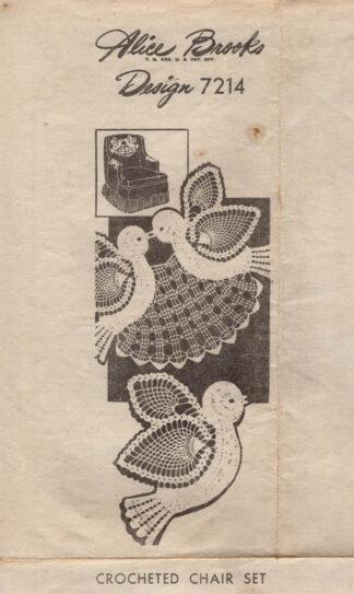 Crocheted Bird Chair Back