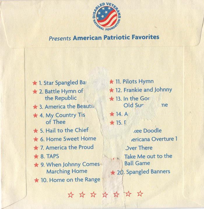 American Patriotic Favorites (back)