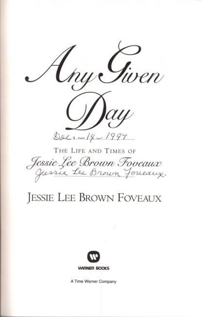 Any Given Day (signature)