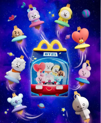 BT21 HAPPY MEAL TOYS - Cooky, Koya & Van