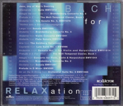 Bach for Relaxation (back)