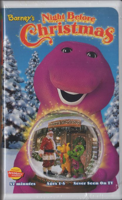 Barney's NIGHT BEFORE CHRISTMAS - New/Sealed VHS