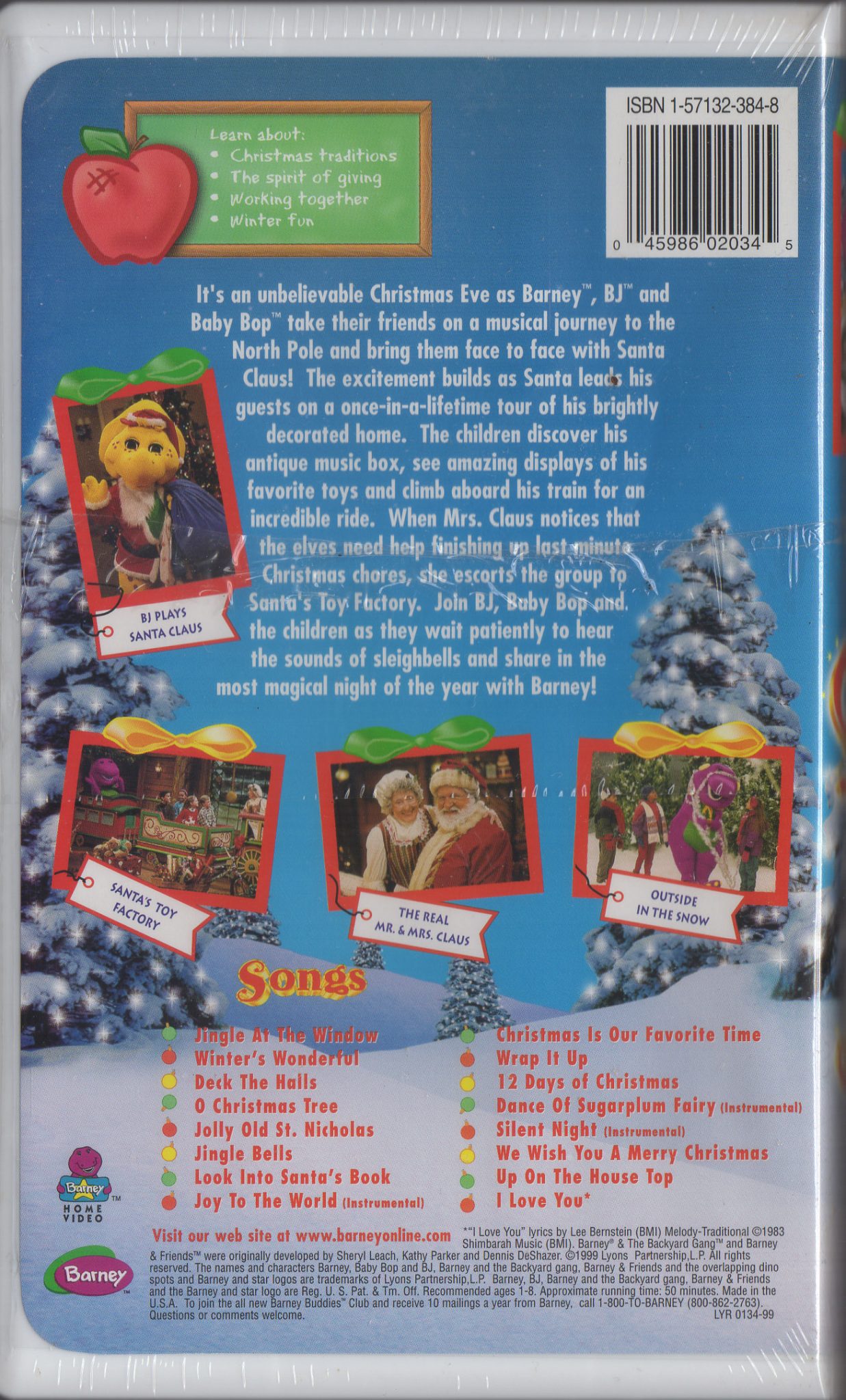 Barney Night Before Christmas Dvd Cover