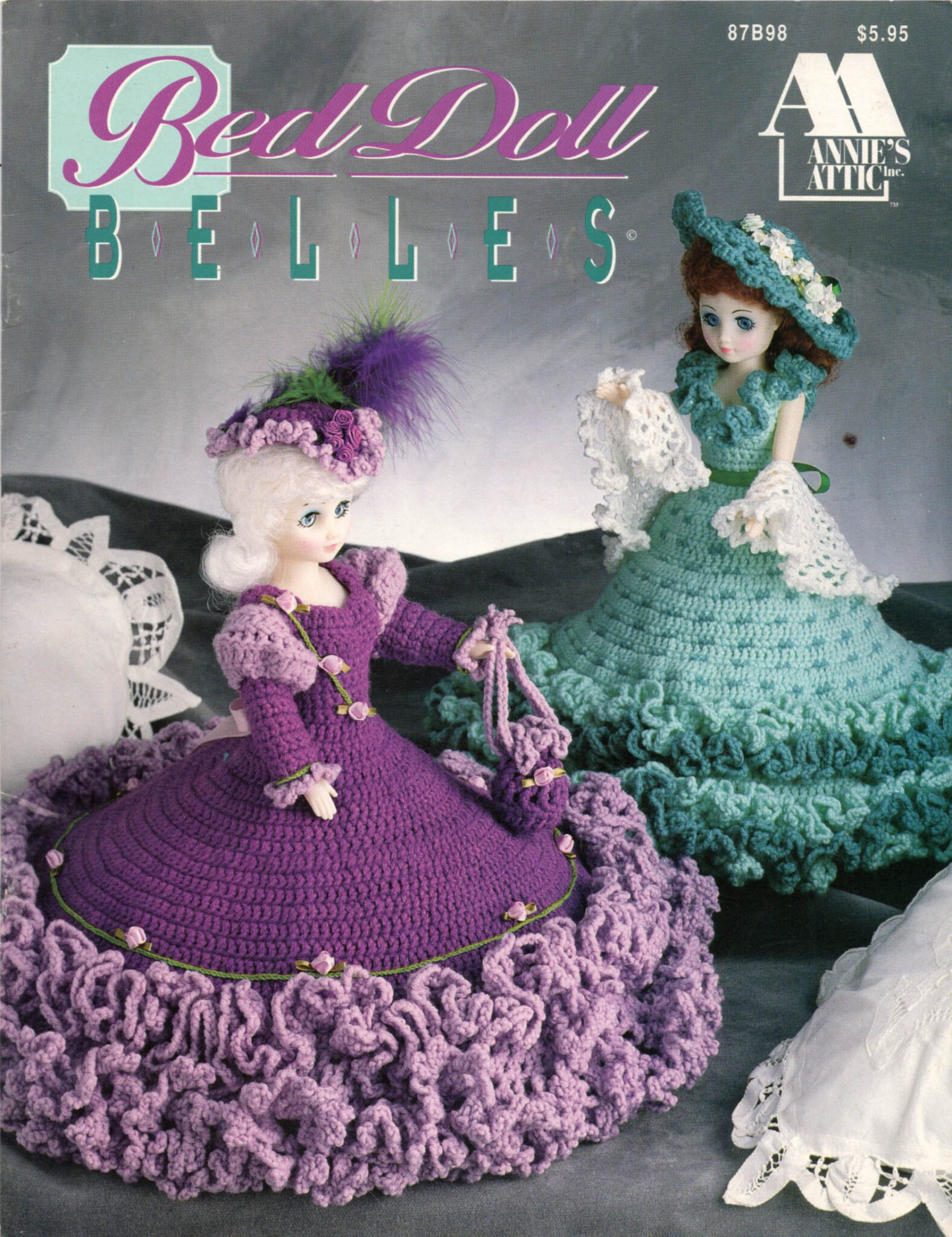 BED DOLL BELLES - Annie's Attic 87B98, Five to Crochet