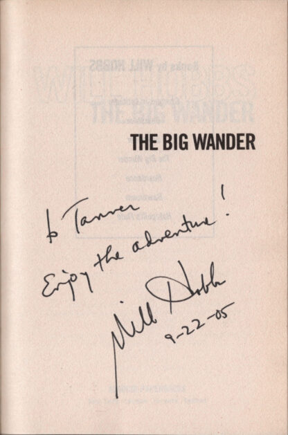 The Big Wander (signature)