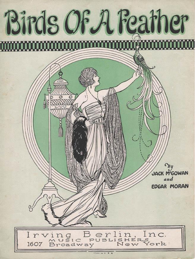 BIRDS OF A FEATHER – Jack McGowan & Edgar Moran, 1921 Sheet Music