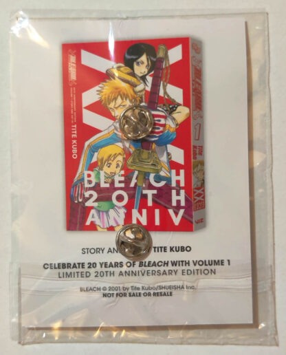 Bleach 20th Anniversary Pin (back)
