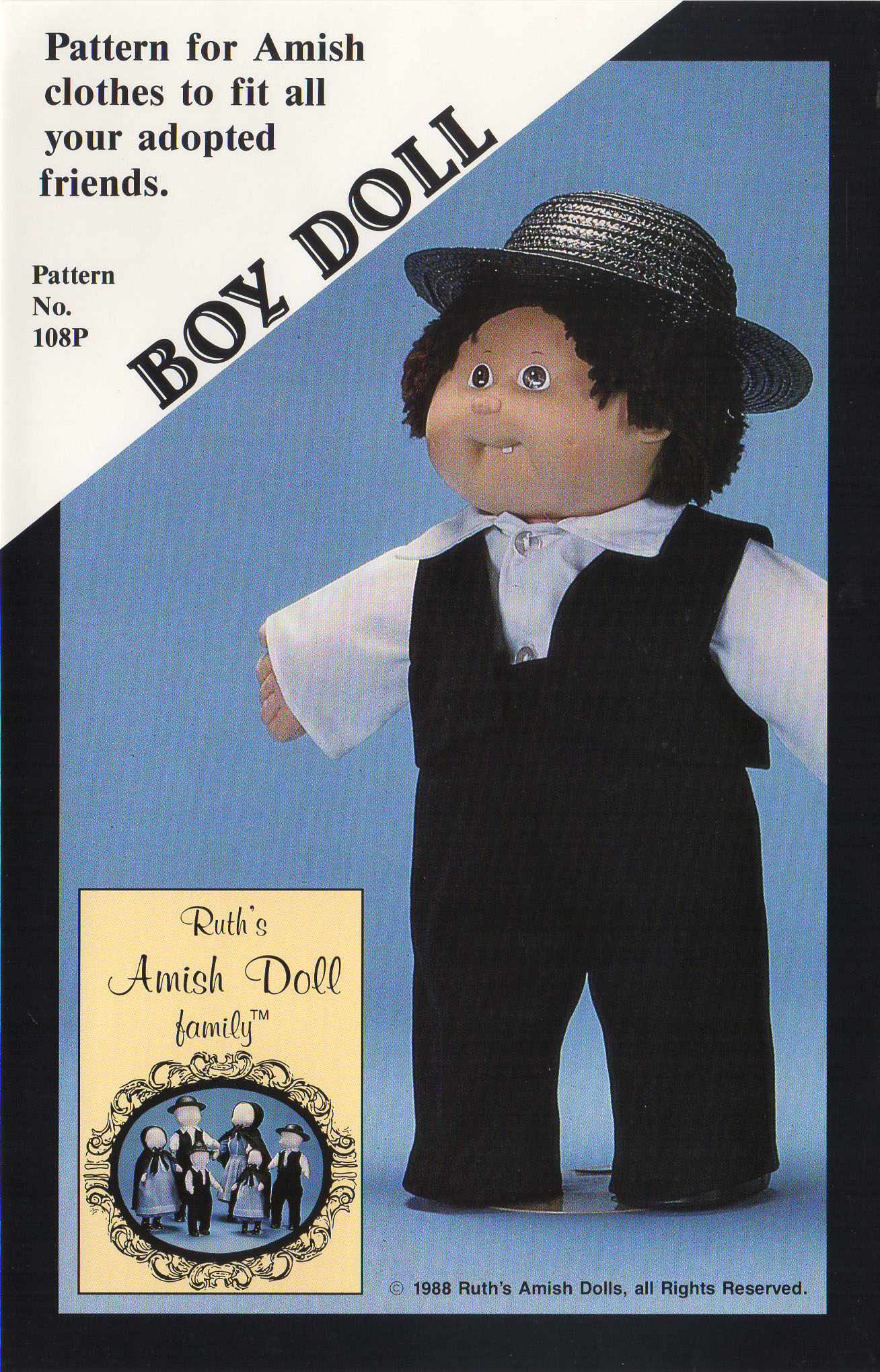 amish doll pattern