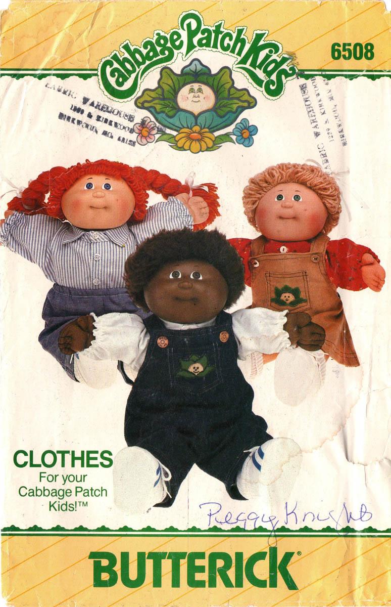 CABBAGE PATCH OVERALLS, JUMPER, SHIRT, PANTS Butterick 6508