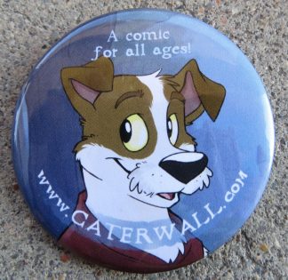 Caterwall Comics Dog Pin