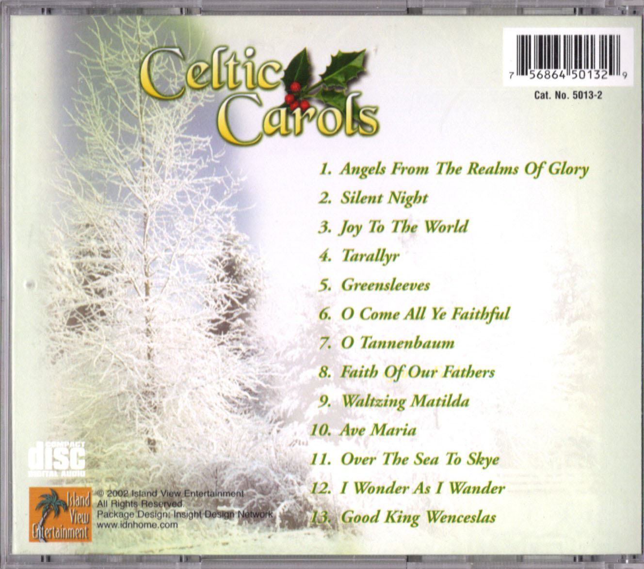 CELTIC CAROLS - 2002 CD 5013-2, Tarallyr, Greensleeves