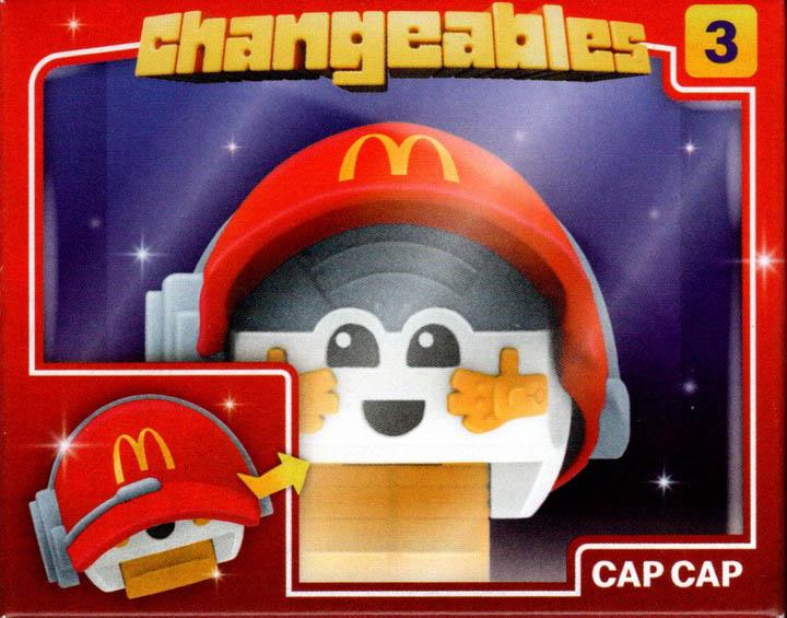 McDONALD’S HAPPY MEAL CHANGEABLES TOY – Box 3: Cap Cap