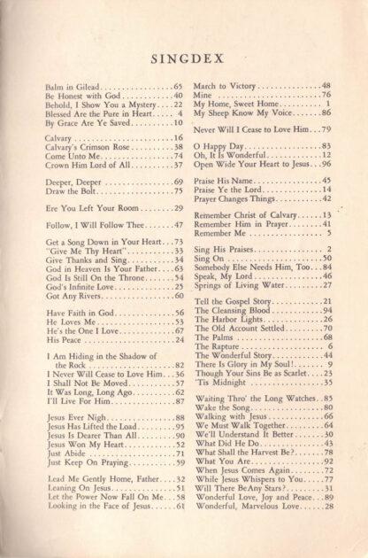 Choir Favorites, Volume Two (Singdex)