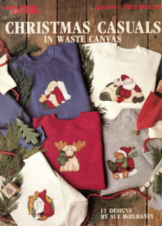 Christmas Casuals in Waste Canvas