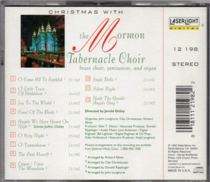 Christmas with The Mormon Tabernacle Choir (back)