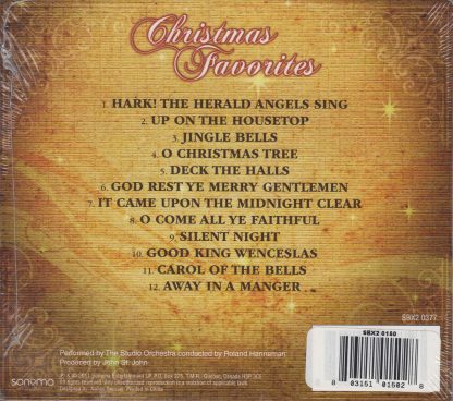 Christmas Favorites CD - back