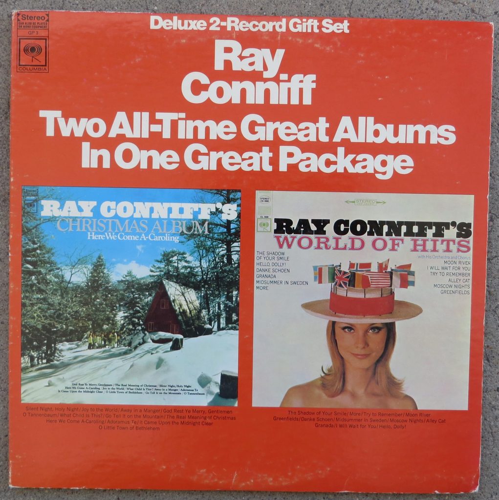 CHRISTMAS ALBUM + WORLD OF HITS Ray Conniff, Columbia GP3