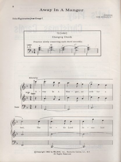Let's Play Christmas Carols - first page