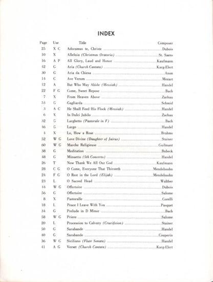 The Church Musician (index)