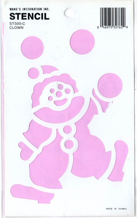 CLOWN - Wang's International Stencil ST500-C