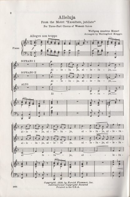 Collection of Sacred Choruses - song page