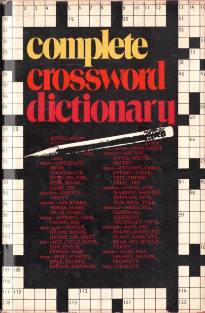Complete Crossword Dictionary
