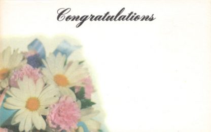 Congratulations - flower bouquet