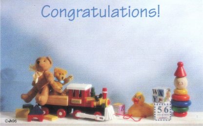Congratulations! - train & teddy