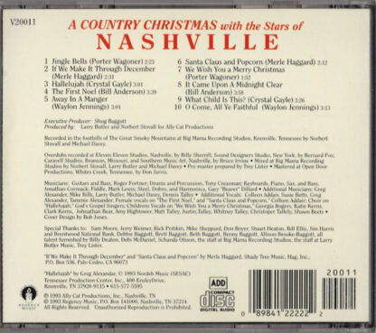 A Country Christmas with the Stars of Nashville (back)
