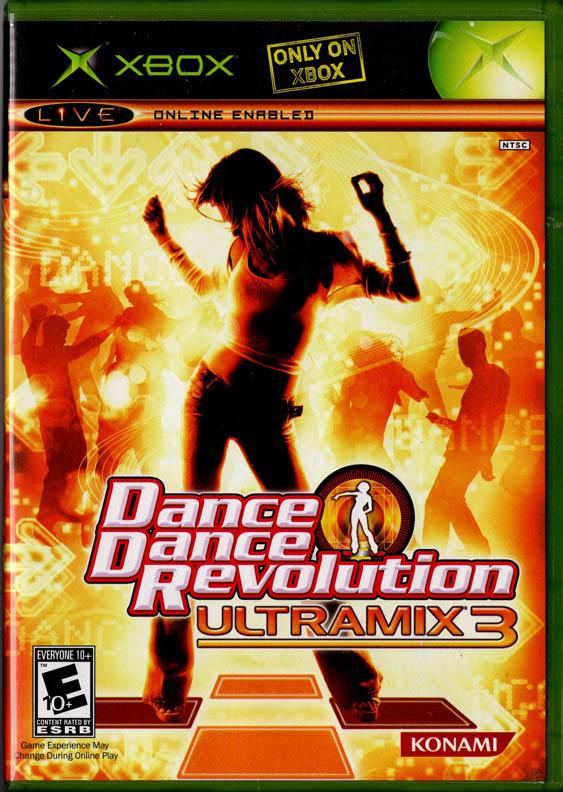 DANCE DANCE REVOLUTION ULTRAMIX 3 – XBox Case, Manual & Live Trial, No Game