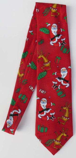 Dancing Santa & Reindeer Necktie
