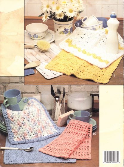 Dishcloths Featuring a Pot Scrubber, Too! (back)