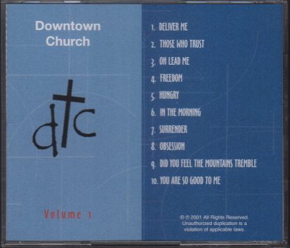Downtown Church, Volume 1 (back)