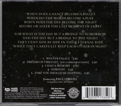 Dreams of Fireflies (back)