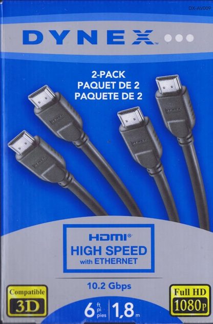 Dynex HDMI high speed cables