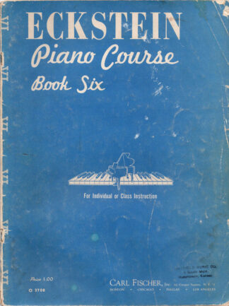 Eckstein Piano Course, Book Six