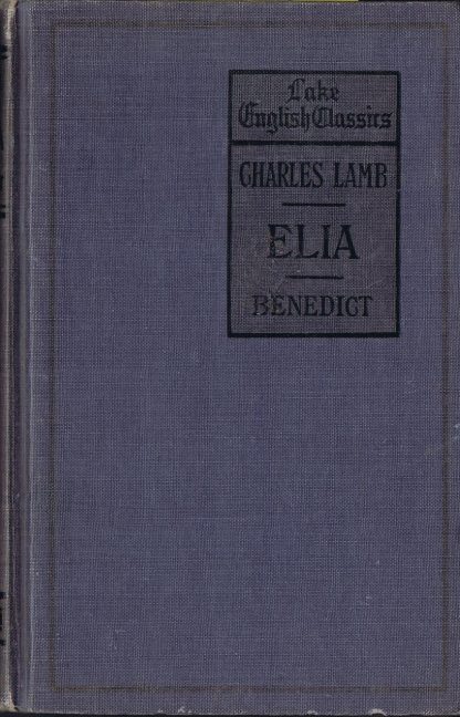 Elia by Charles Lamb