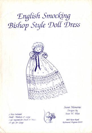English Smocking Bishop Style Doll Dress