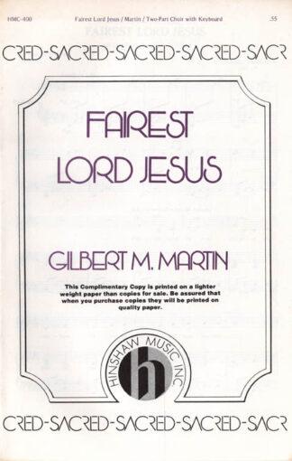 Fairest Lord Jesus