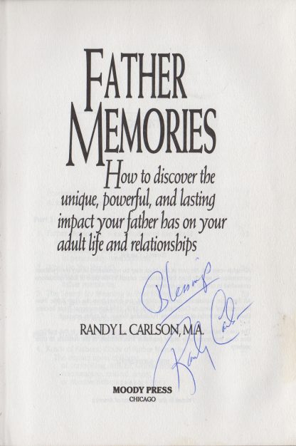 Father Memories - title page