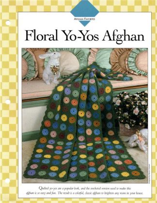 Floral Yo-Yos Afghan