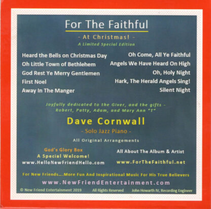 For The Faithful - At Christmas! (back)