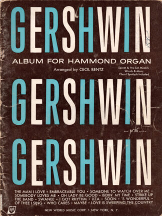 Gershwin Album for Hammond Organ
