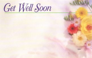 Get Well Soon - roses & daisies