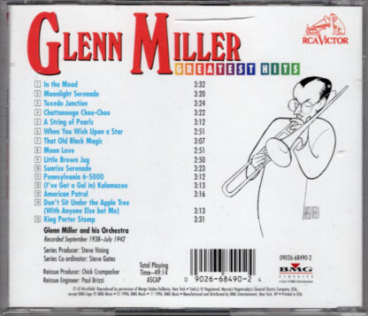 Glenn Miller: Greatest Hits (back)