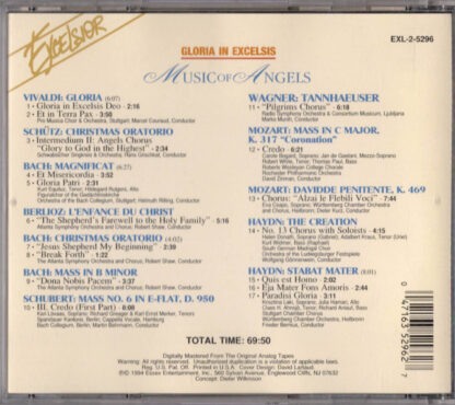 Gloria In Excelsis: Music of Angels (back)