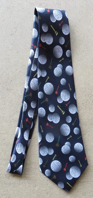 Golf Balls & Golf Tees Necktie
